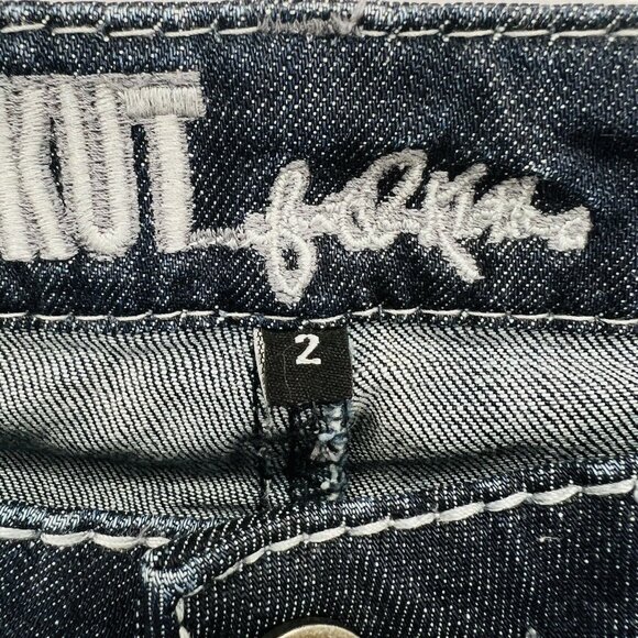 Kut from the Kloth Women Farrah Baby Boot Low Rise Blue Jeans Size 2   W29"xL32" - Picture 11 of 14